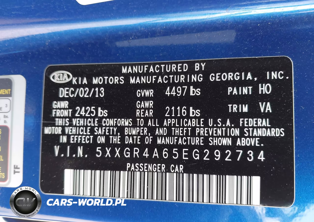 2014 Kia Optima Sx Turbo VIN:5XXGR4A65EG292734 - 9