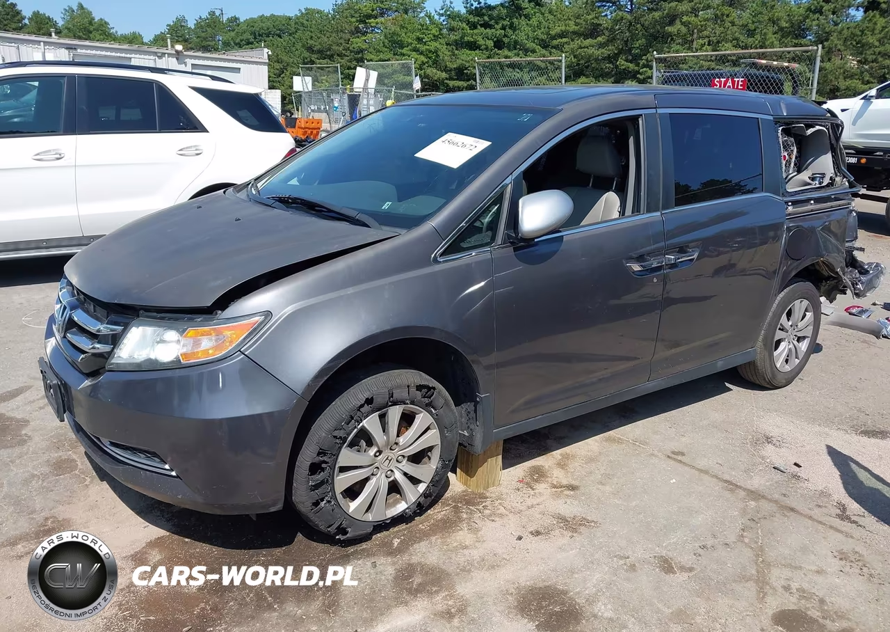 2017 Honda Odyssey Ex-L VIN:5FNRL5H63HB000091 - 2
