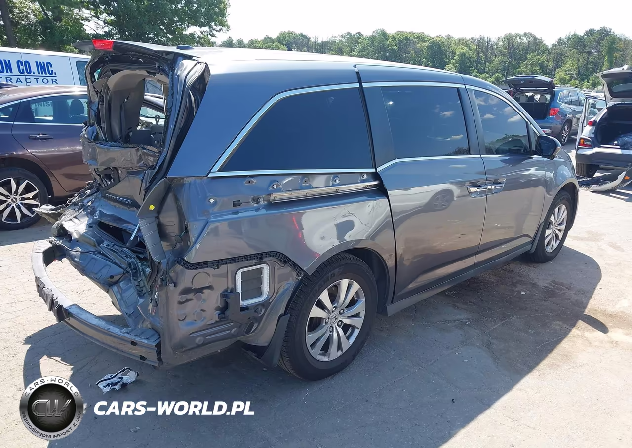 2017 Honda Odyssey Ex-L VIN:5FNRL5H63HB000091 - 4