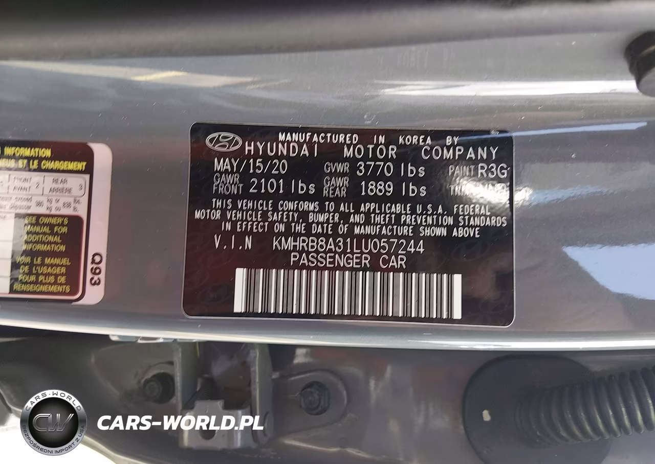 2020 Hyundai Venue Se VIN:KMHRB8A31LU057244 - 9