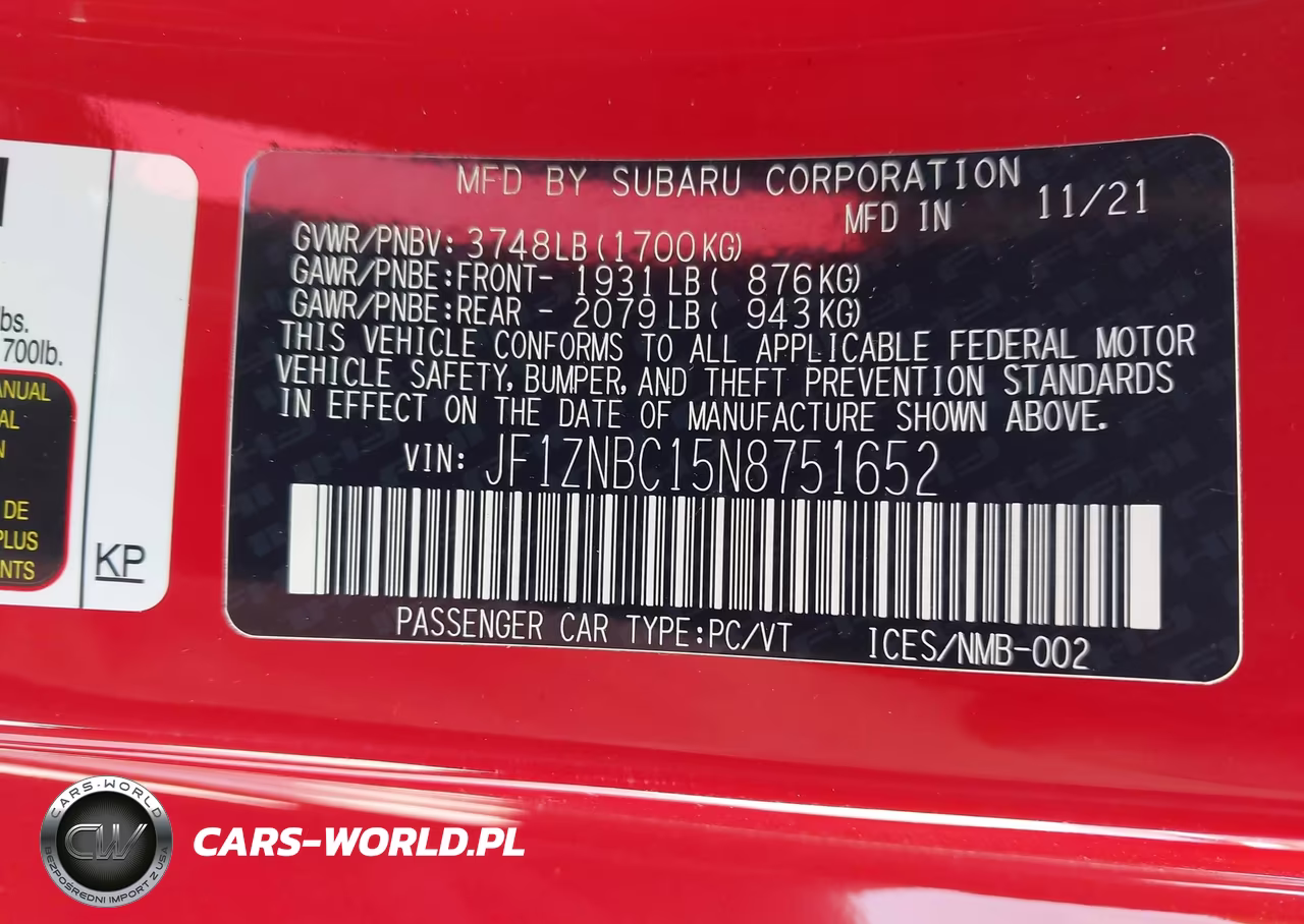 2022 Toyota Gr86 VIN:JF1ZNBC15N8751652 - 9