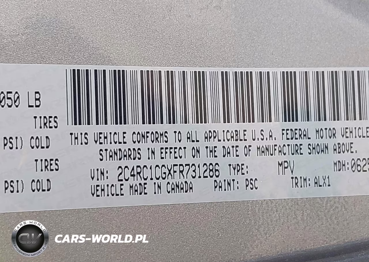 2015 Chrysler Town & Country Touring-L VIN:2C4RC1CGXFR731286 - 9