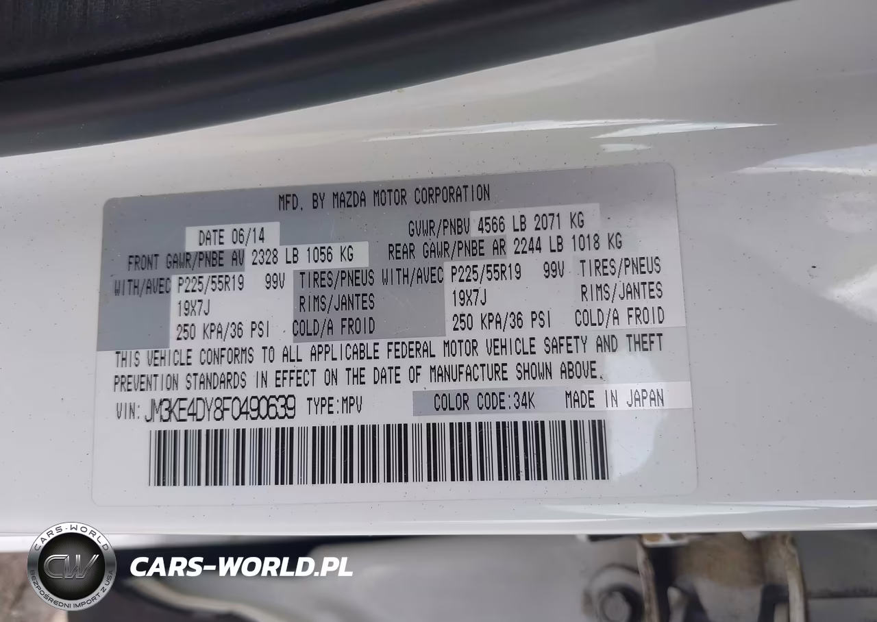 2015 Mazda Cx-5 Grand Touring VIN:JM3KE4DY8F0490639 - 9