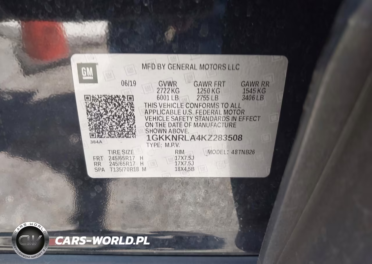 2019 GMC Acadia Sle-1 VIN:1GKKNRLA4KZ283508 - 9