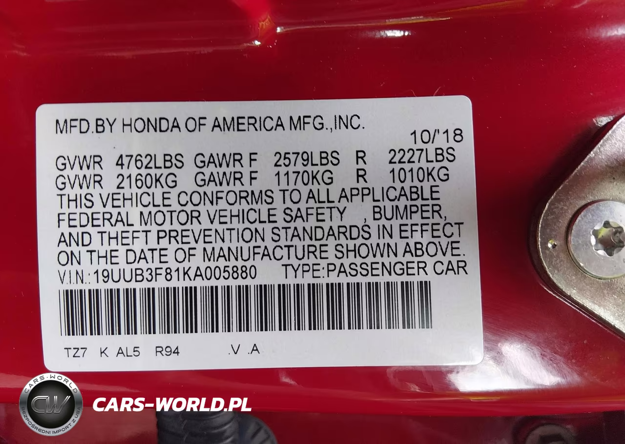 2019 Acura Tlx Advance Pkg VIN:19UUB3F81KA005880 - 9