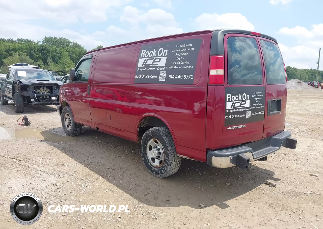 2008 Chevrolet Express Work Van VIN:1GCGG25C081219040 - 3