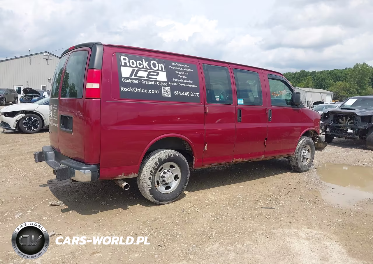 2008 Chevrolet Express Work Van VIN:1GCGG25C081219040 - 4