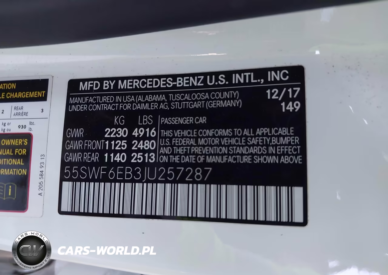2018 Mercedes-Benz Amg C 43 4Matic VIN:55SWF6EB3JU257287 - 9