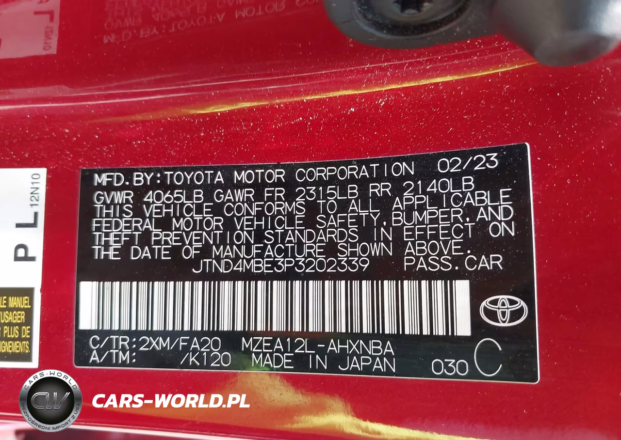 2023 Toyota Corolla Se VIN:JTND4MBE3P3202339 - 9