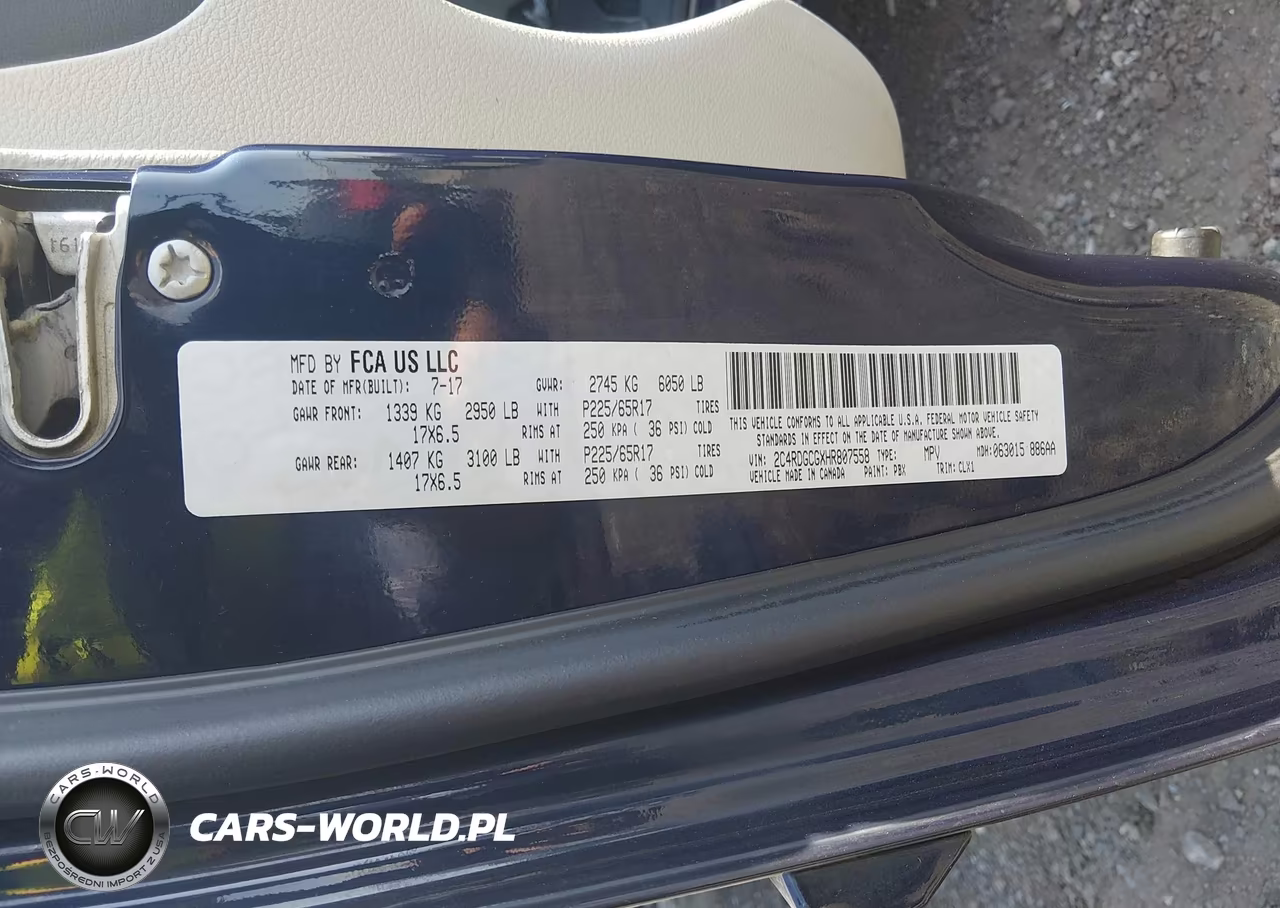 2017 Dodge Grand Caravan Sxt VIN:2C4RDGCGXHR807558 - 9