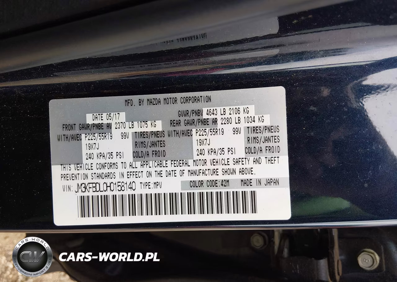 2017 Mazda Cx-5 Grand Touring VIN:JM3KFBDL0H0158140 - 9