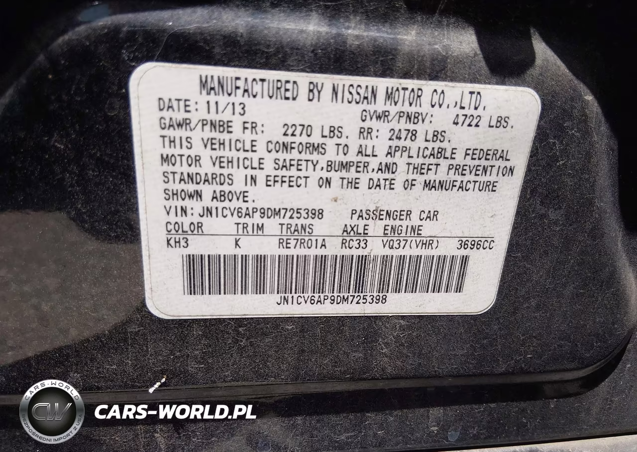 2013 Infiniti G37 Journey VIN:JN1CV6AP9DM725398 - 9