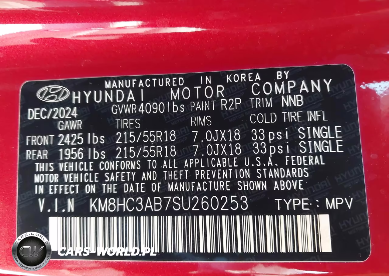 2025 Hyundai Kona Sel Convenience VIN:KM8HC3AB7SU260253 - 9