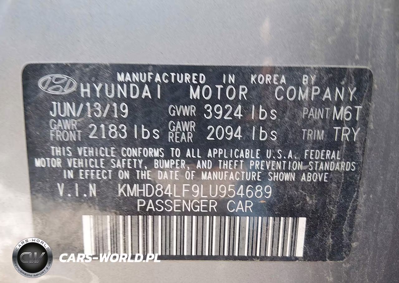2020 Hyundai Elantra Value Edition VIN:KMHD84LF9LU954689 - 9