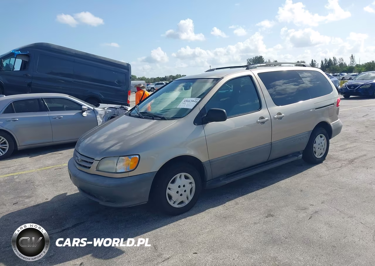 2001 Toyota Sienna Le VIN:4T3ZF13C81U350281 - 2