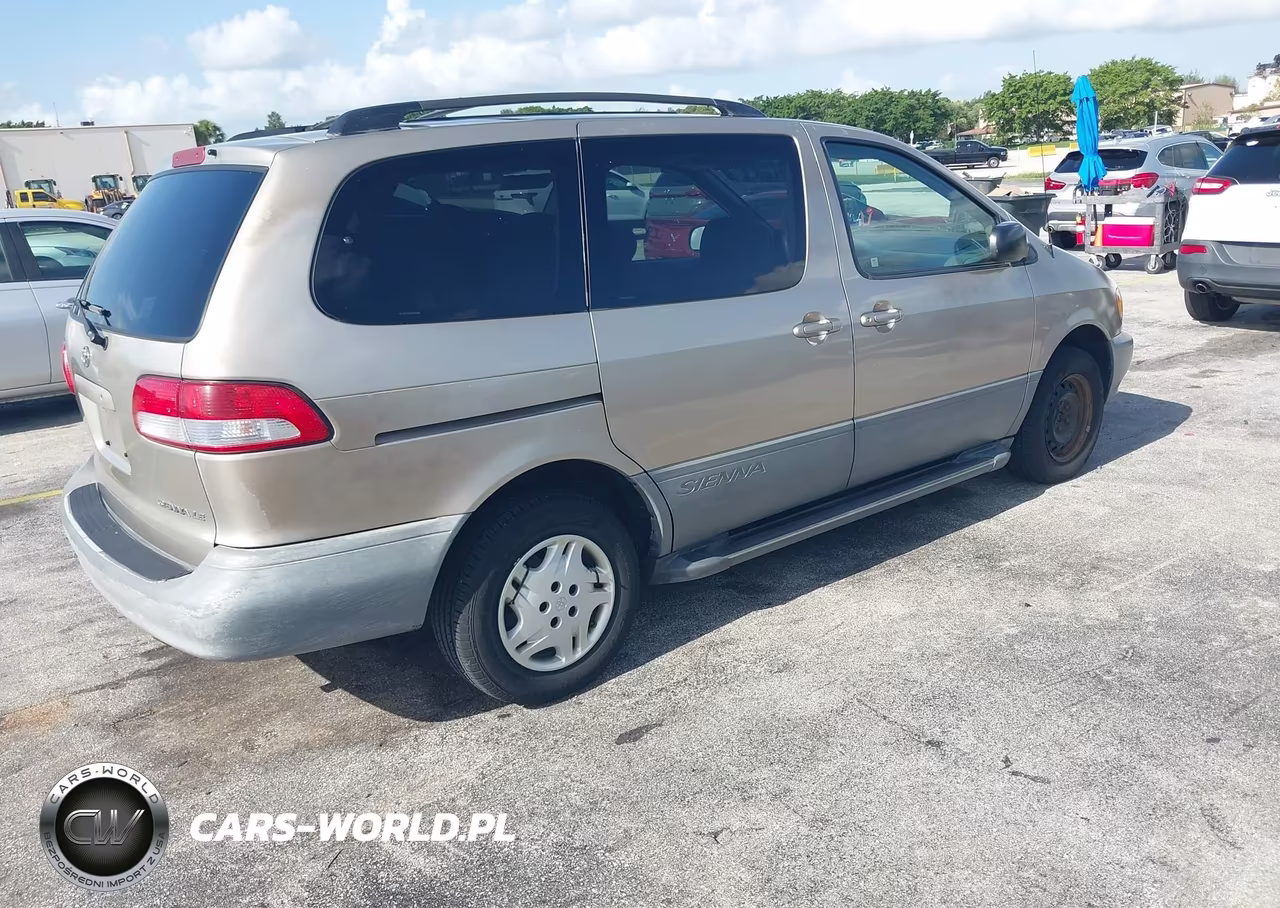 2001 Toyota Sienna Le VIN:4T3ZF13C81U350281 - 4