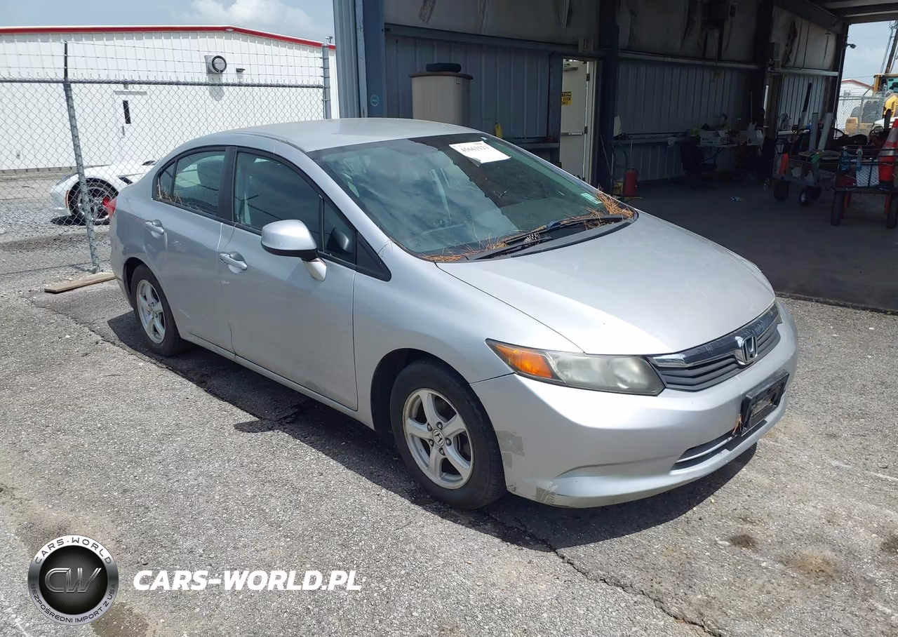 2012 Honda Civic Natural Gas VIN:19XFB5F59CE002328 - 1