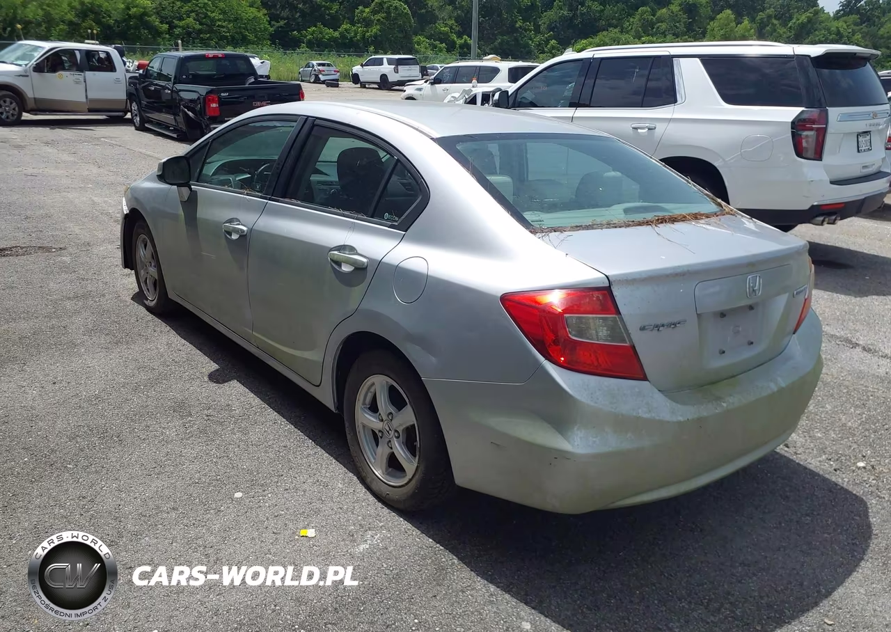 2012 Honda Civic Natural Gas VIN:19XFB5F59CE002328 - 3