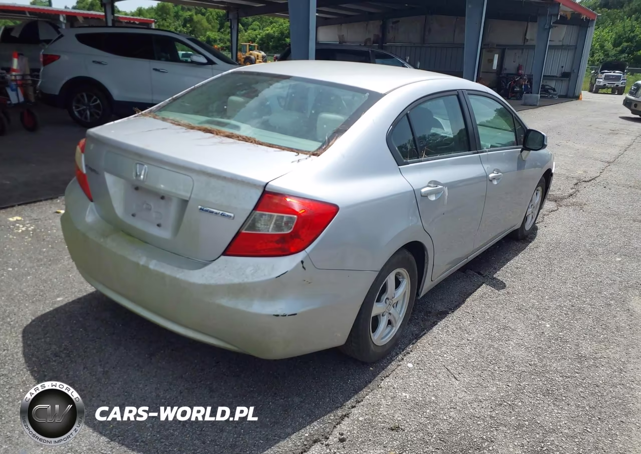 2012 Honda Civic Natural Gas VIN:19XFB5F59CE002328 - 4