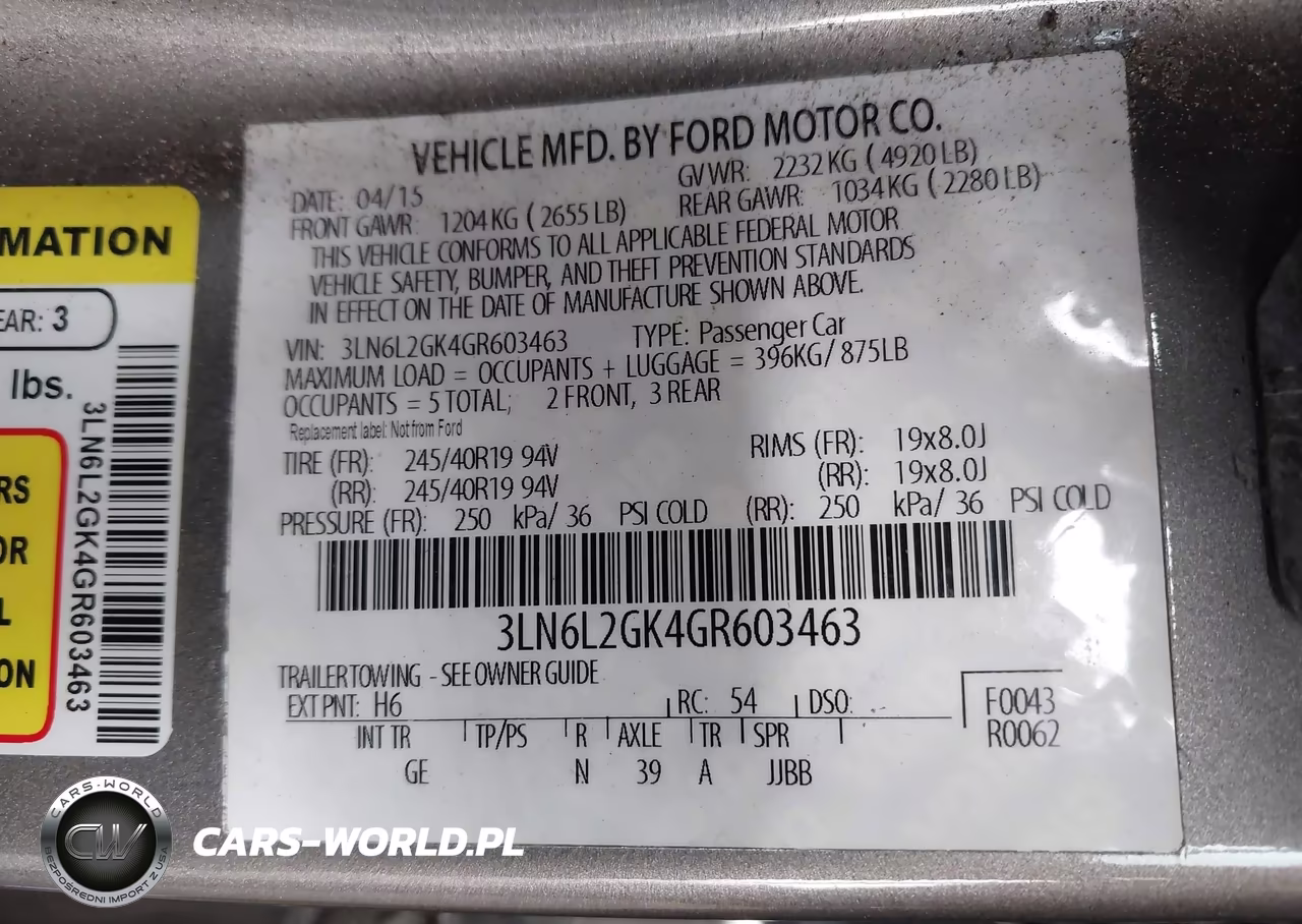 2016 Lincoln Mkz VIN:3LN6L2GK4GR603463 - 9