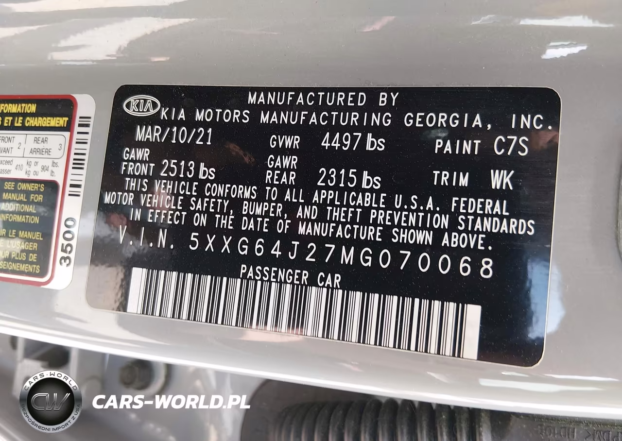 2021 Kia K5 Gt-Line VIN:5XXG64J27MG070068 - 9