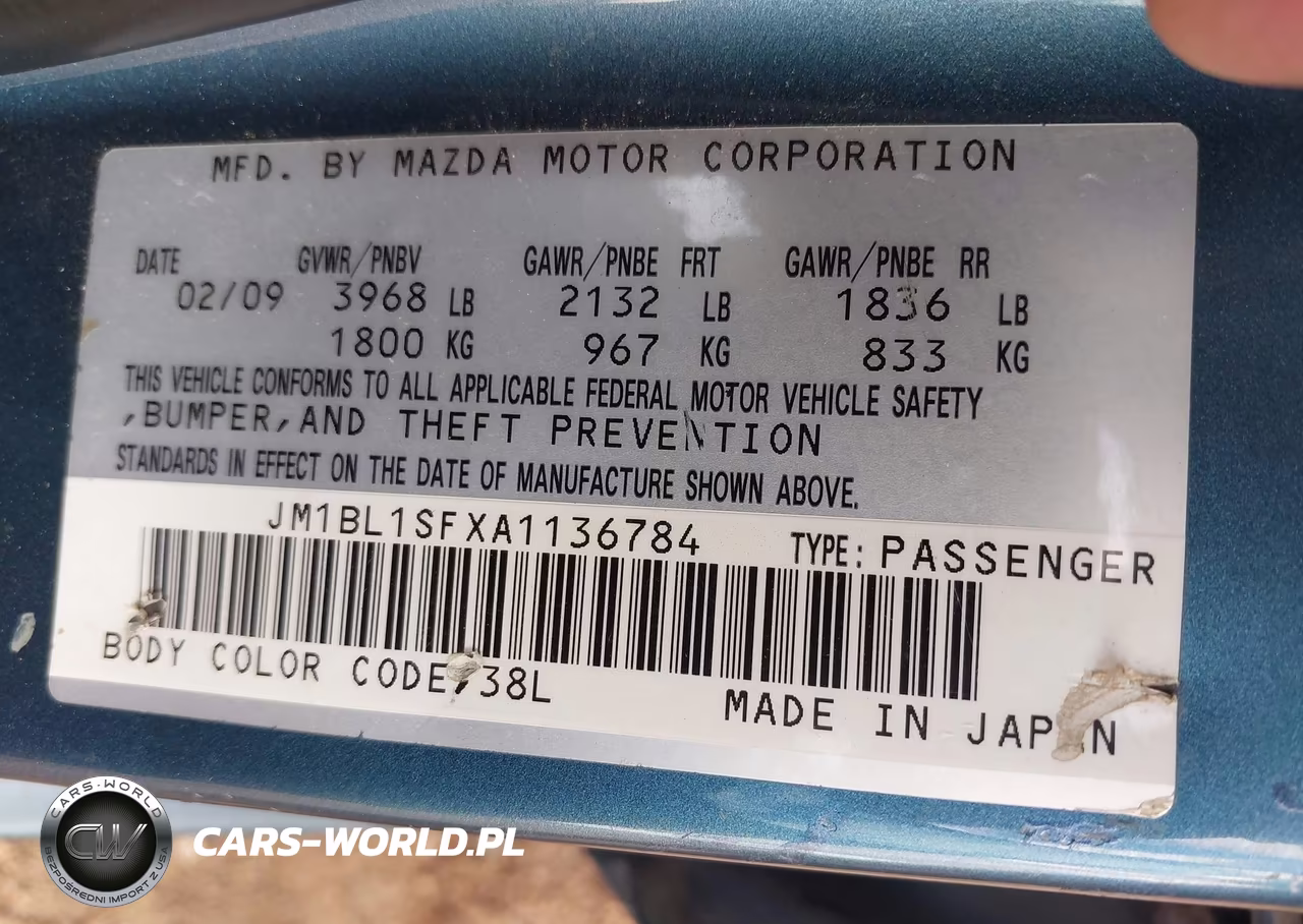2010 Mazda Mazda3 I Touring VIN:JM1BL1SFXA1136784 - 9