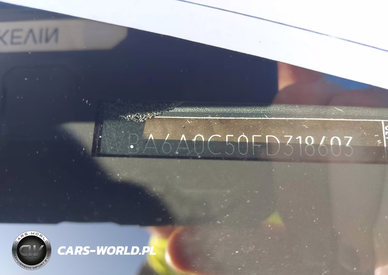 2015 BMW 640I Gran Coupe VIN:WBA6A0C50FD318603 - 18