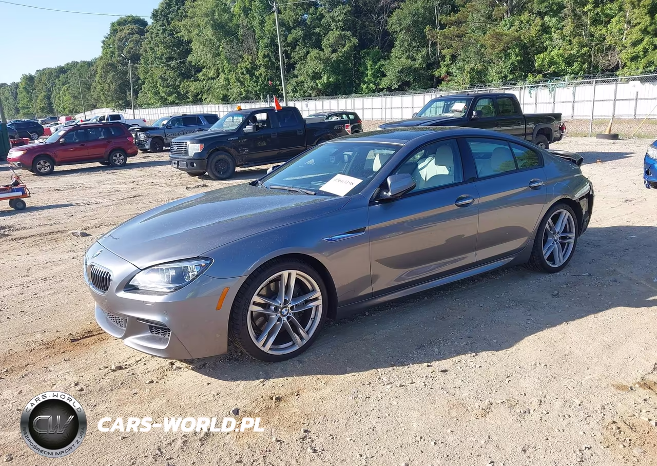 2015 BMW 640I Gran Coupe VIN:WBA6A0C50FD318603 - 2