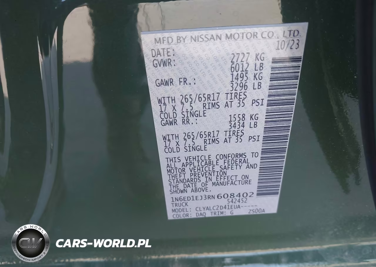 2024 Nissan Frontier Sv 4X2 VIN:1N6ED1EJ3RN608402 - 9