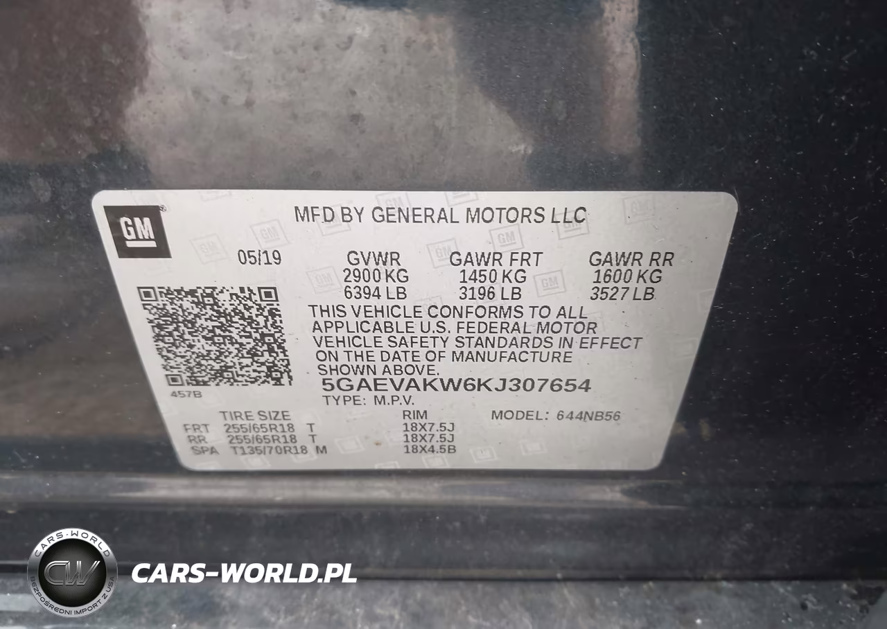 2019 Buick Enclave Awd Essence VIN:5GAEVAKW6KJ307654 - 9