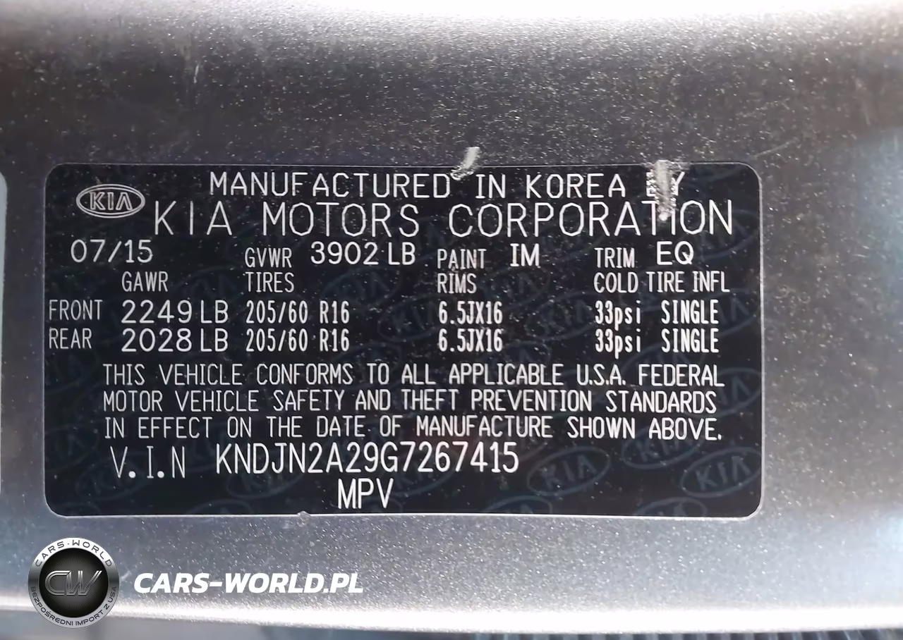 2016 Kia Soul ! VIN:KNDJN2A29G7267415 - 9