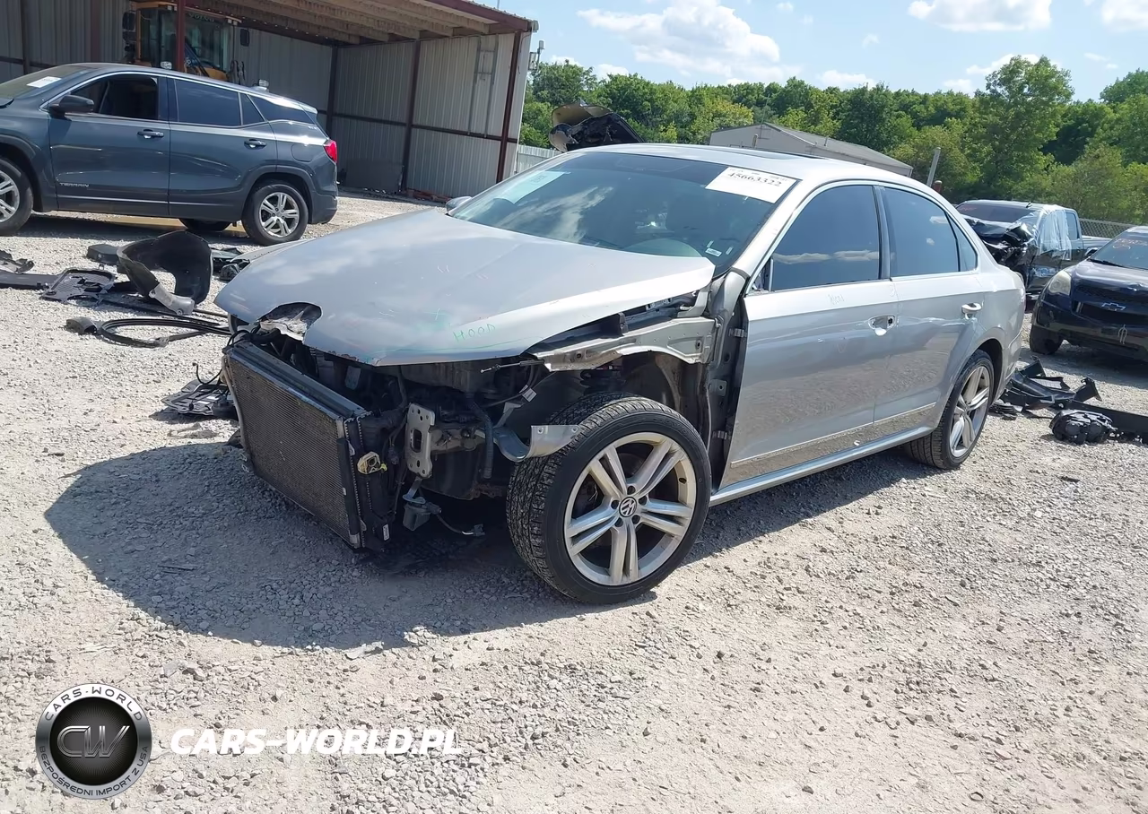 2012 Volkswagen Passat 2.0L Tdi Se VIN:1VWBN7A36CC023729 - 2