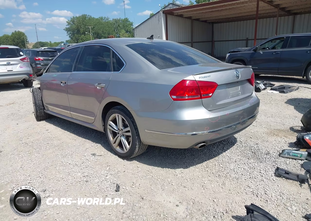 2012 Volkswagen Passat 2.0L Tdi Se VIN:1VWBN7A36CC023729 - 3