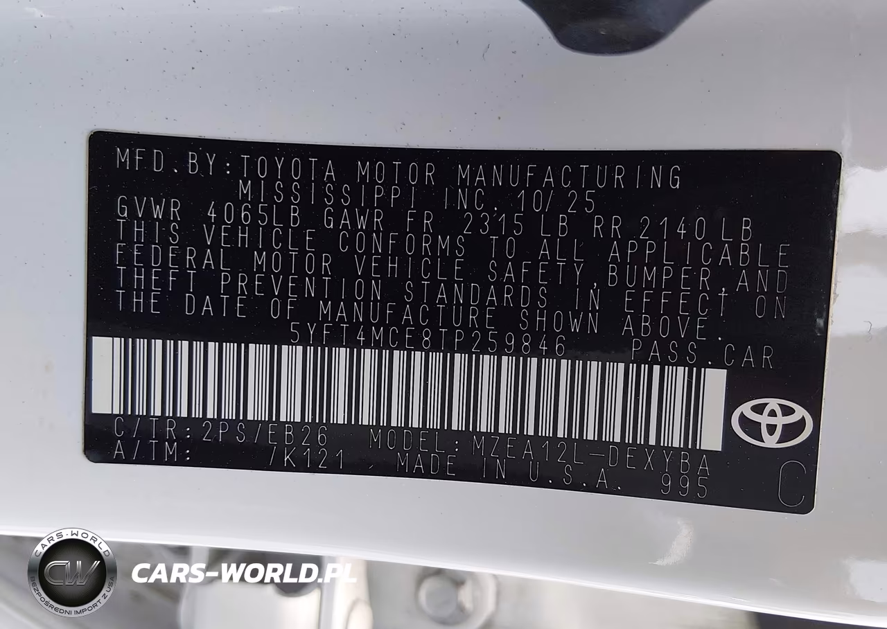 2026 Toyota Corolla Xse VIN:5YFT4MCE8TP259846 - 9