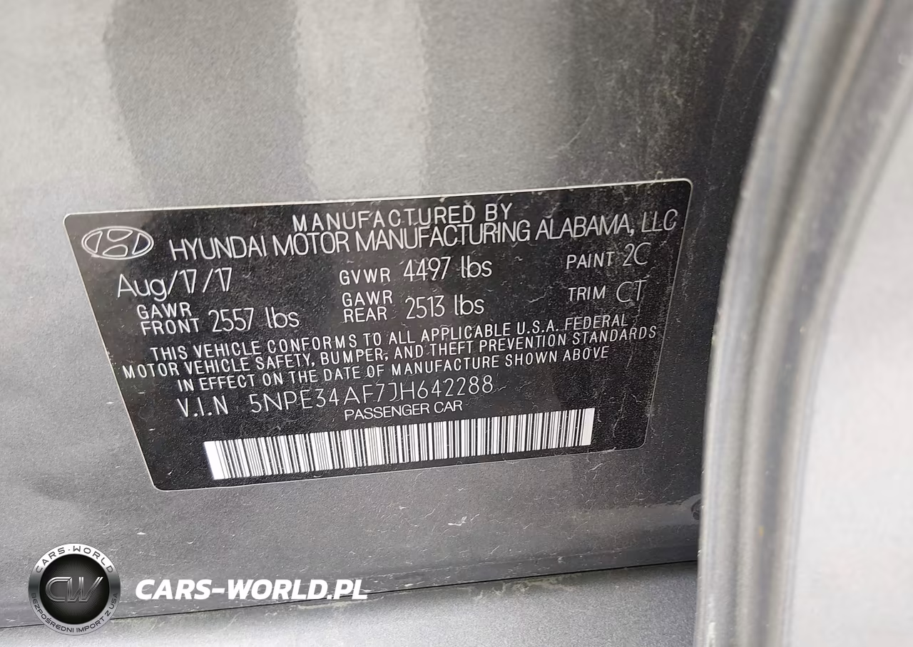 2018 Hyundai Sonata Sel VIN:5NPE34AF7JH642288 - 9