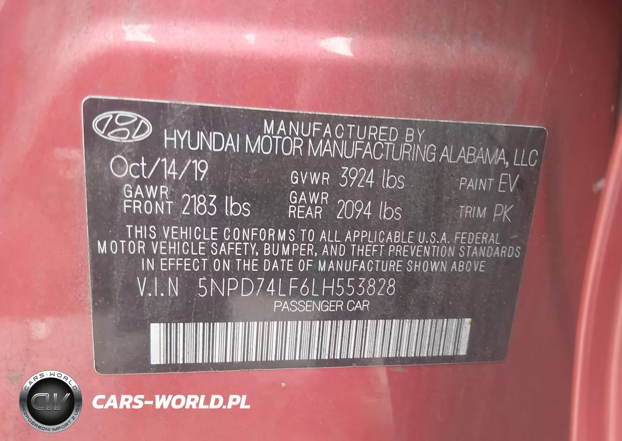 2020 Hyundai Elantra Se VIN:5NPD74LF6LH553828 - 9