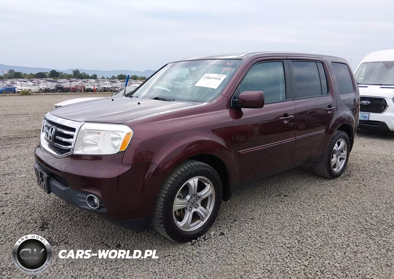 2012 Honda Pilot Ex-L VIN:5FNYF4H61CB051174 - 2