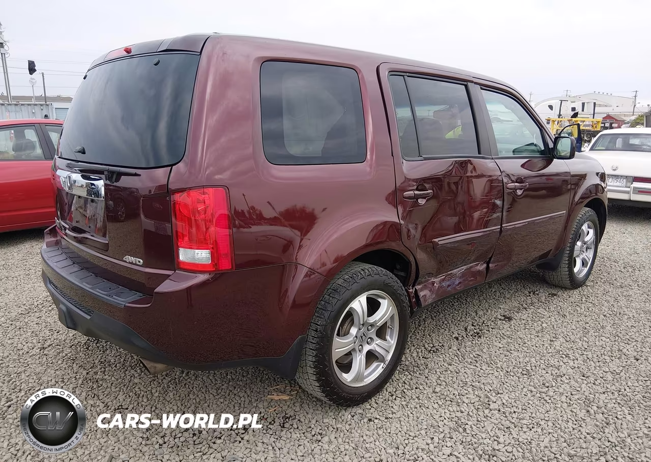 2012 Honda Pilot Ex-L VIN:5FNYF4H61CB051174 - 4
