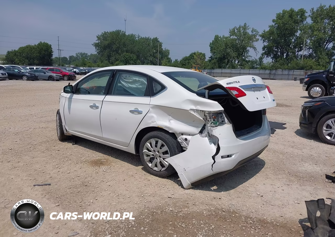 2013 Nissan Sentra Sv VIN:3N1AB7APXDL769653 - 3