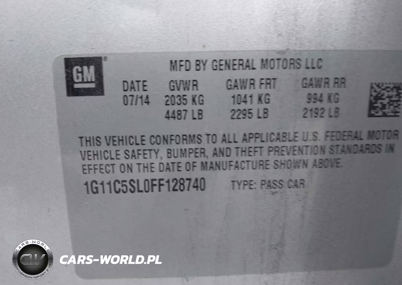 2015 Chevrolet Malibu 1Lt VIN:1G11C5SL0FF128740 - 9