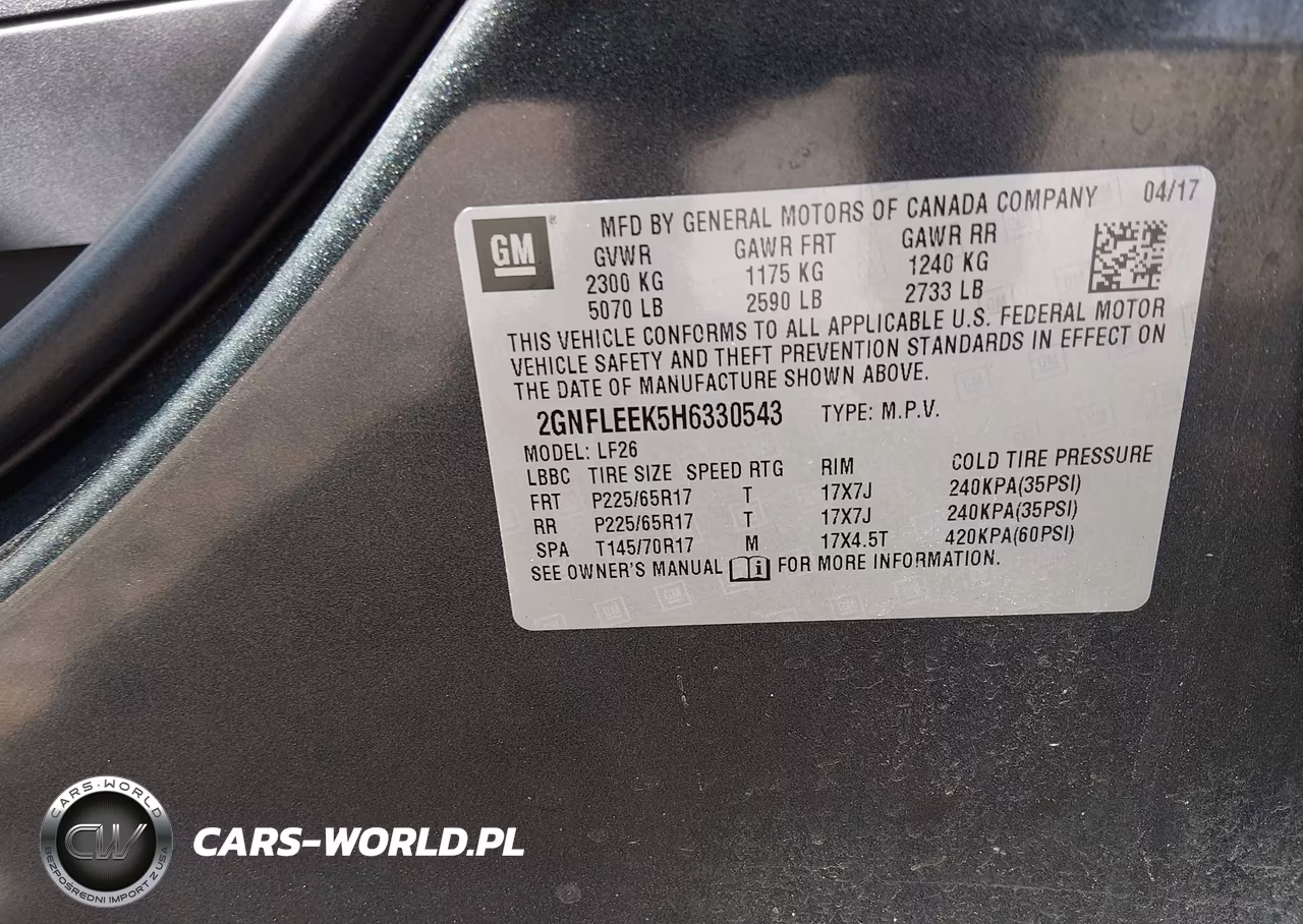 2017 Chevrolet Equinox Ls VIN:2GNFLEEK5H6330543 - 9