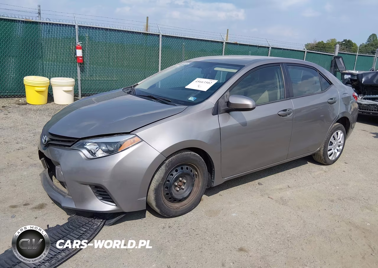 2016 Toyota Corolla Le VIN:5YFBURHE2GP451254 - 2