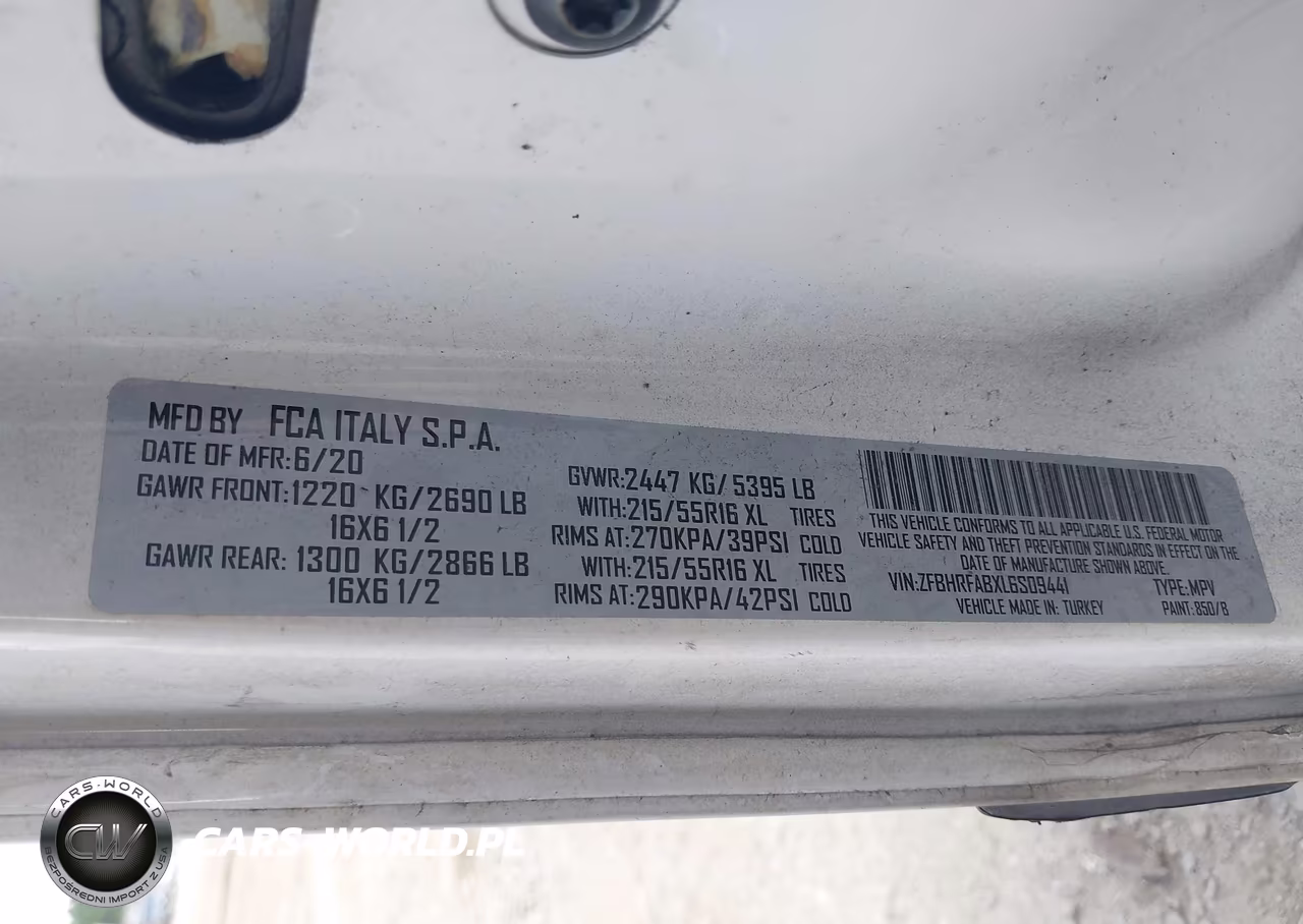 2020 Ram Promaster City Tradesman VIN:ZFBHRFABXL6S09441 - 9