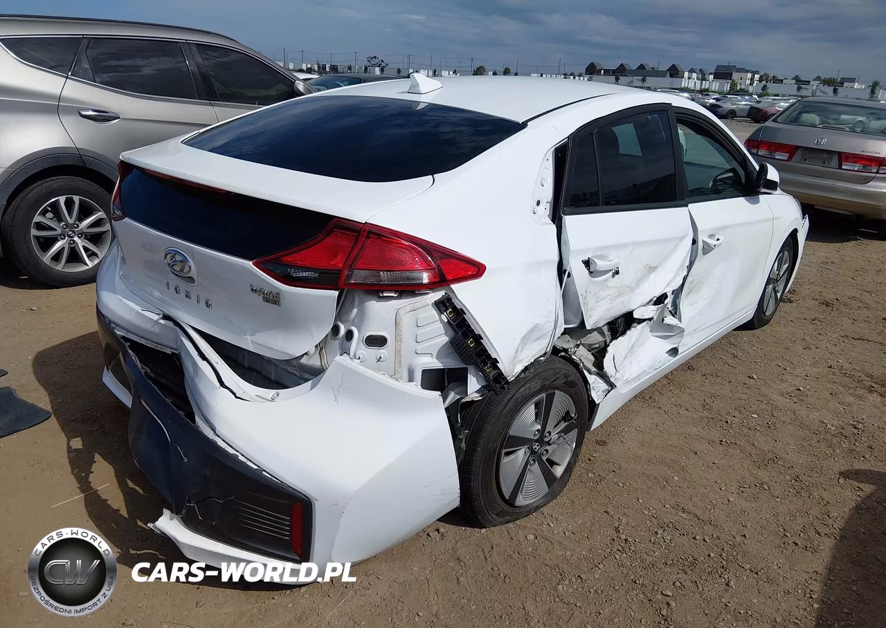 2022 Hyundai Ioniq Hybrid Blue VIN:KMHC65LC1NU281204 - 4