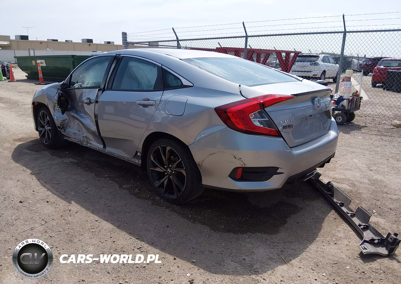 2021 Honda Civic Sport VIN:19XFC2F85ME000986 - 3