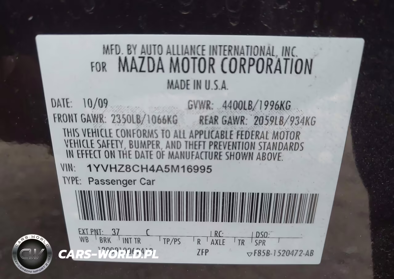 2010 Mazda Mazda6 I Touring Plus VIN:1YVHZ8CH4A5M16995 - 9