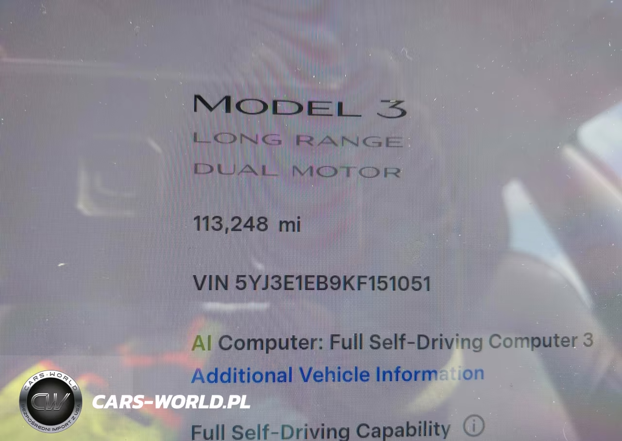 2019 Tesla Model 3 Long Range-Performance VIN:5YJ3E1EB9KF151051 - 14