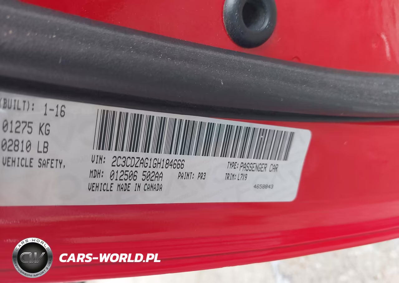 2016 Dodge Challenger Sxt VIN:2C3CDZAG1GH184666 - 9