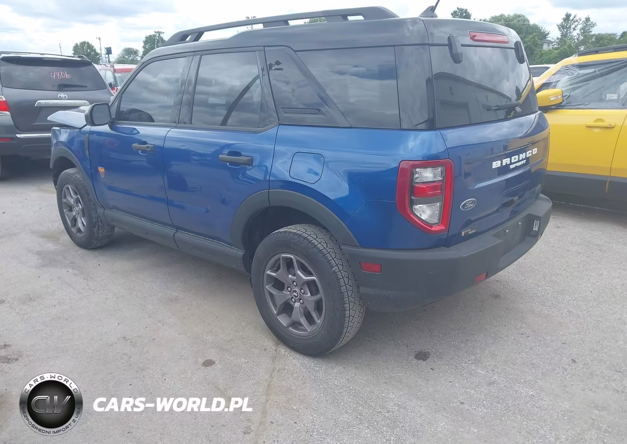2024 Ford Bronco Sport Badlands VIN:3FMCR9D97RRF67721 - 3