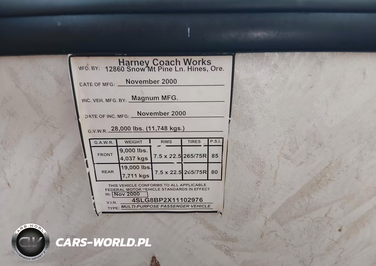 2001 Other Other VIN:4SLG8BP2X11102976 - 9